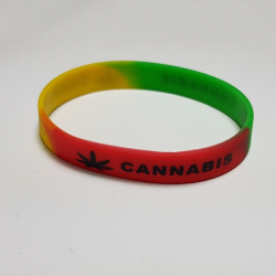 Cannabis Armbånd Silikone