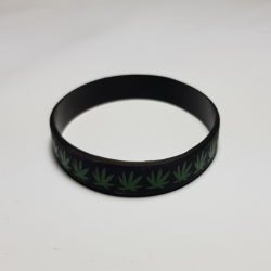 Cannabis Armbånd Silikone