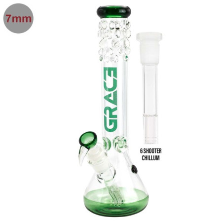 Grace Glas Bong Grøn 40cm