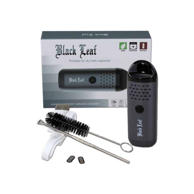 Black Leaf Mini Vaporizer Grå