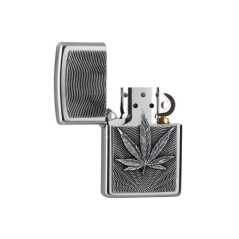 Zippo Lighter Cannabis 1