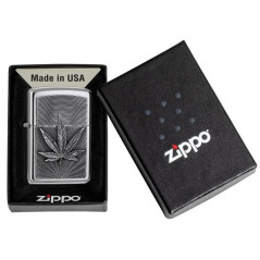 Zippo Lighter Cannabis 1