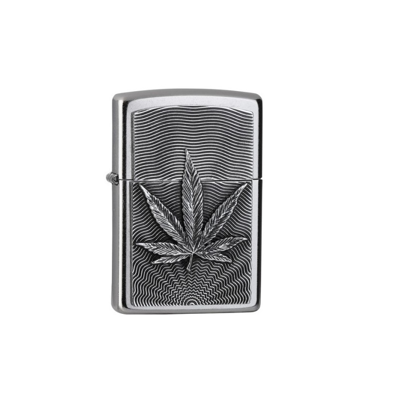 Zippo Lighter Cannabis 1