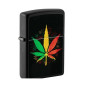 Zippo Lighter Rasta Cannabis