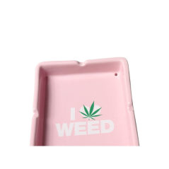I Love Weed Askebæger Pink