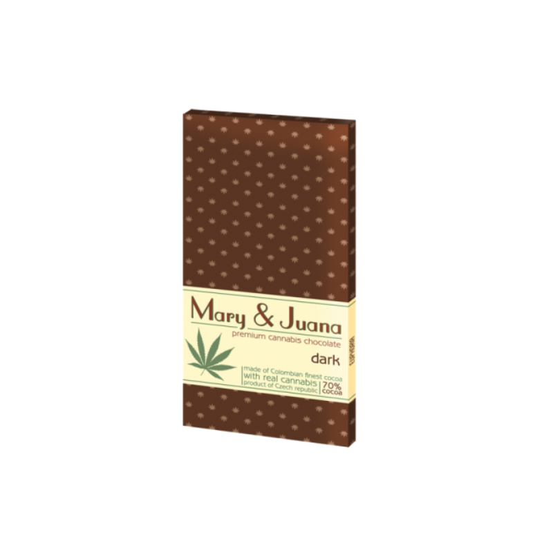 Mary & Juana Cannabis Chokolade Mørkt