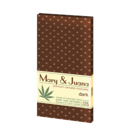 Mary & Juana Cannabis Chokolade Mørkt