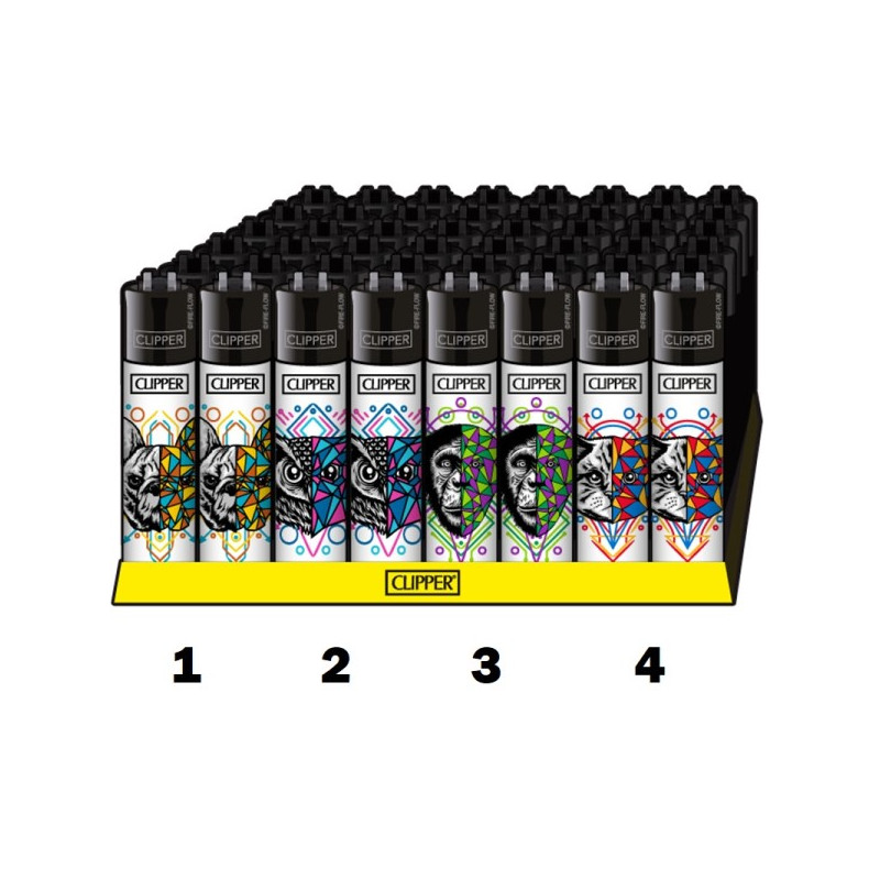 Classic Clipper Lighter Geometrical Animals