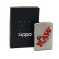 Zippo Lighter RAW Silver