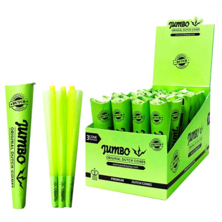 Jumbo Grøn Cones Kingsize 3stk