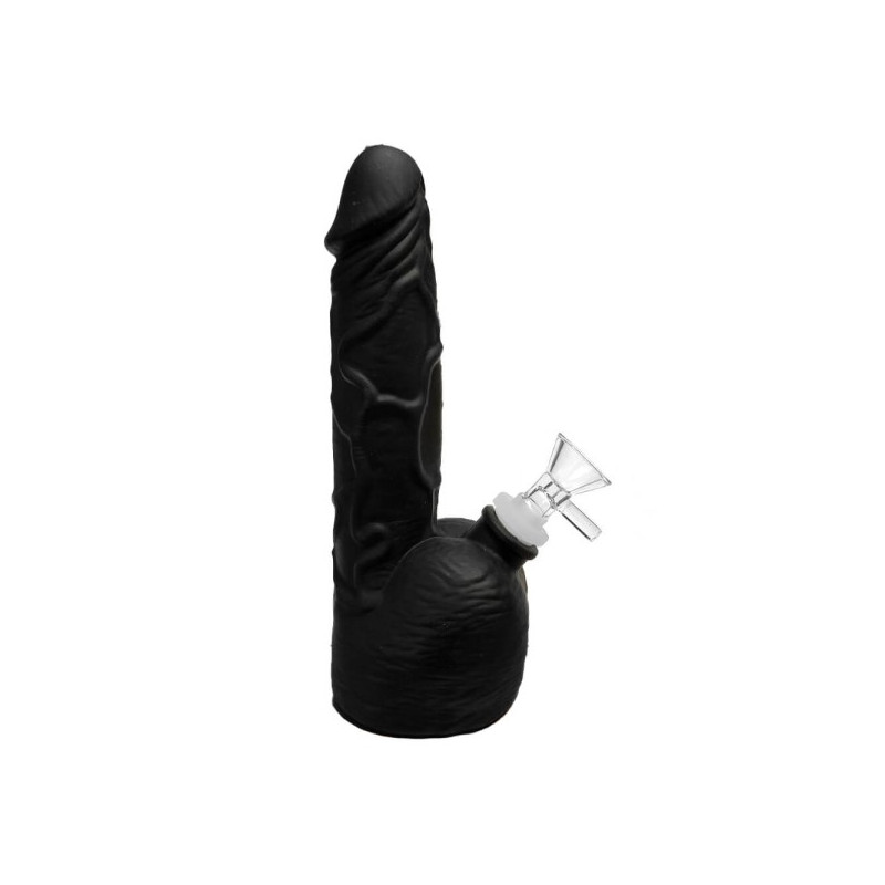 Silikone Bong Sort Penis 20cm