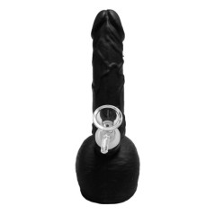 Silikone Bong Sort Penis 20cm