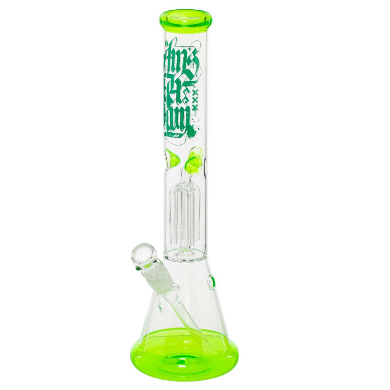 Amsterdam Perc Glas Bong Grøn 41cm