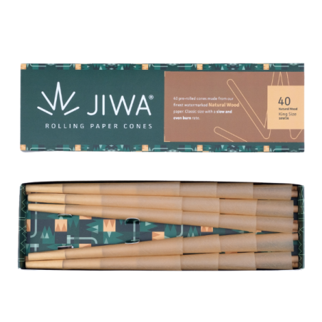 Jiwa Cones Ubleget Kingsize 40stk