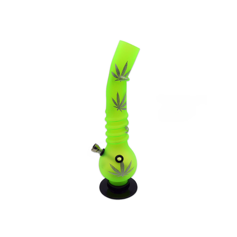 Akryl Bong Grøn Hamp 30cm
