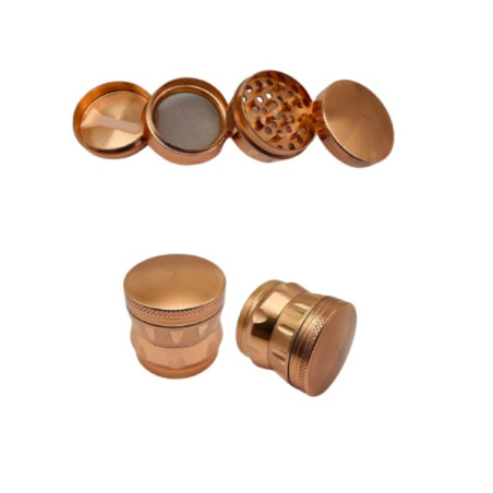 Grinder Guld Rose 4 Delt 43mm