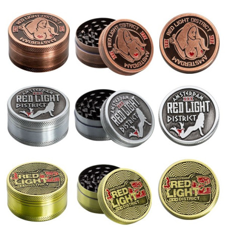 Grinder Red Light 3 Delt 50mm