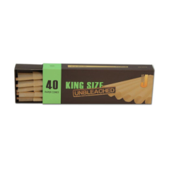 Jware Cones Ubleget Kingsize 40stk