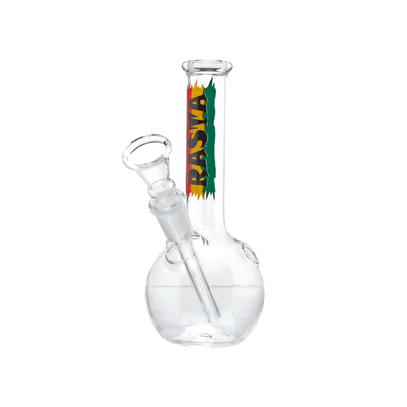 Rasta Flag Glas Bong 16cm