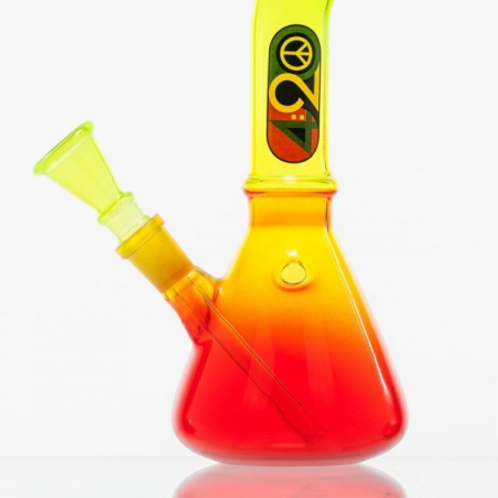 420 Rasta Glas Bong 23cm