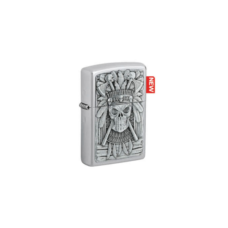 Zippo Lighter Indian Skull