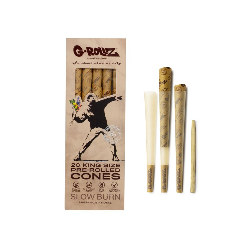 Grollz Brun Cones Kingsize 20stk