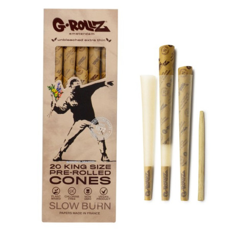 Grollz Brun Cones Kingsize 20stk