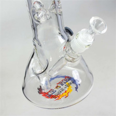 Black Leaf Glas Bong Fire 34cm