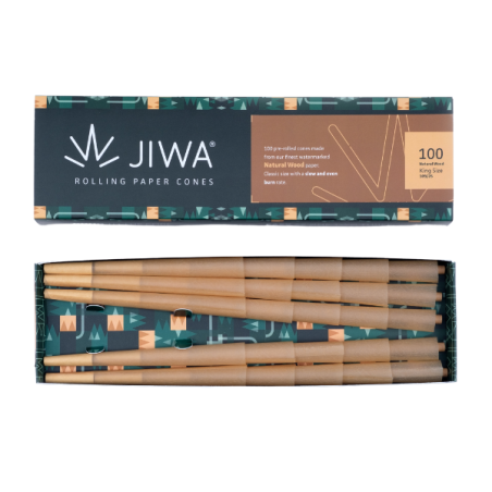 Jiwa Cones Ubleget Kingsize 100stk