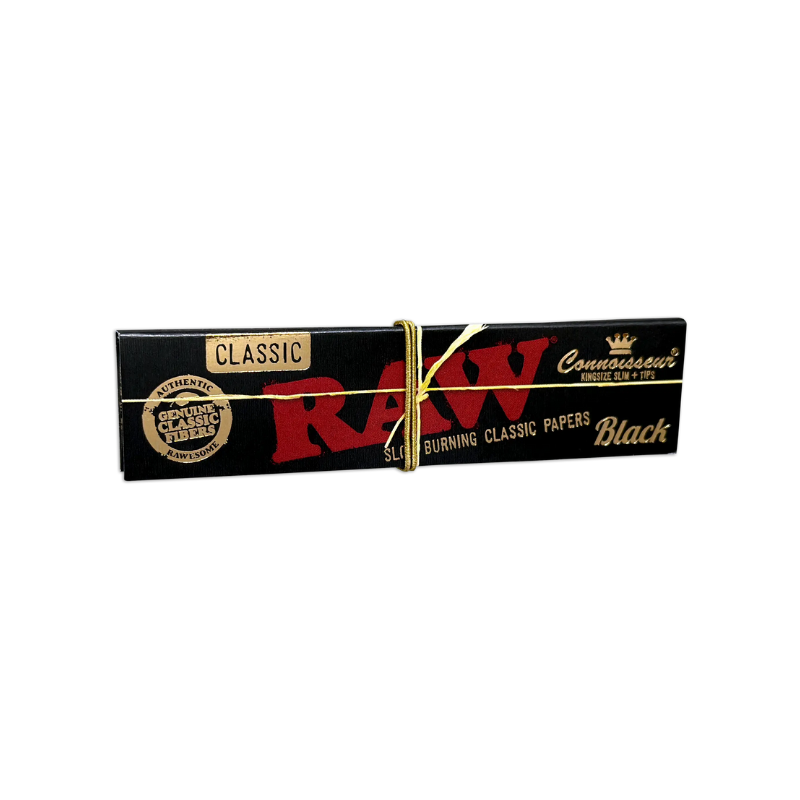Raw Black Papir + Filter Tips