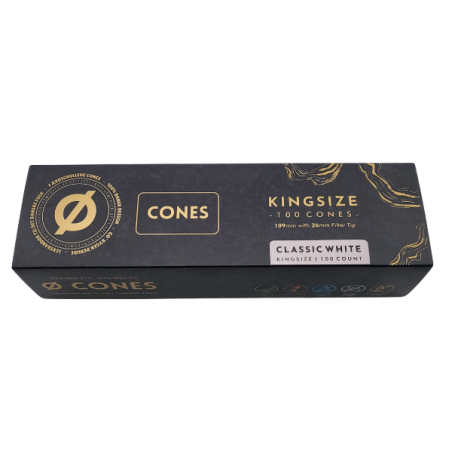 Ø Cones Hvid Kingsize 100stk