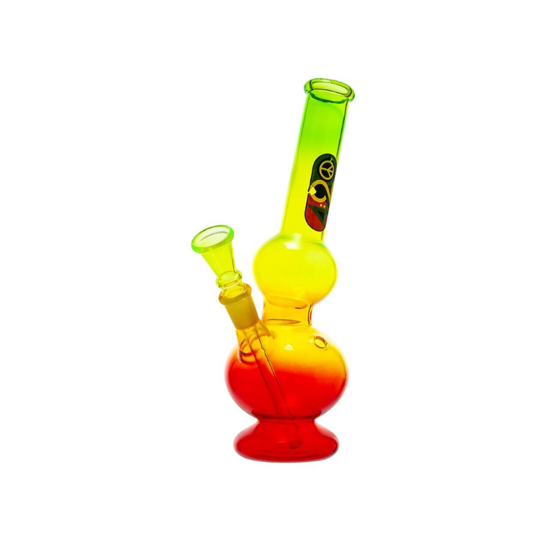 420 Rasta Glas Bong 23cm B