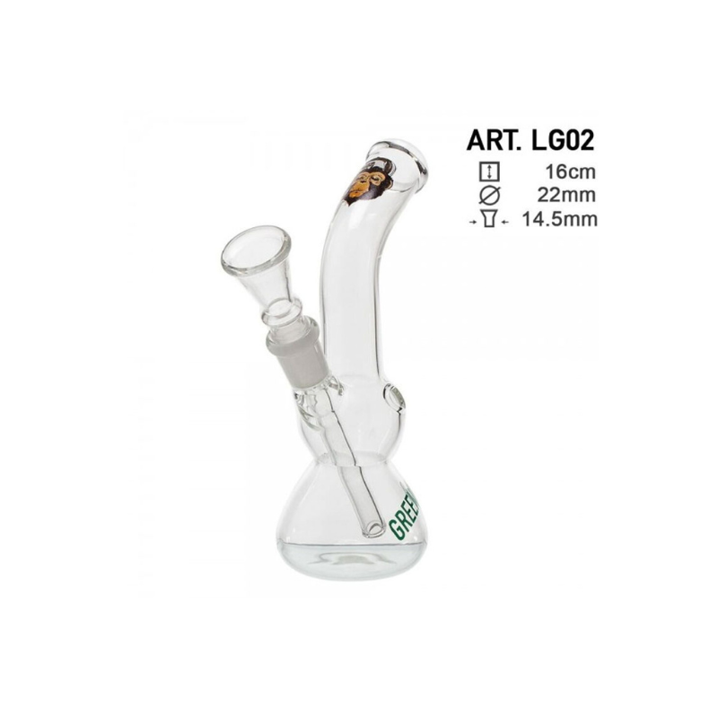 Glas Bong Monkey 15cm