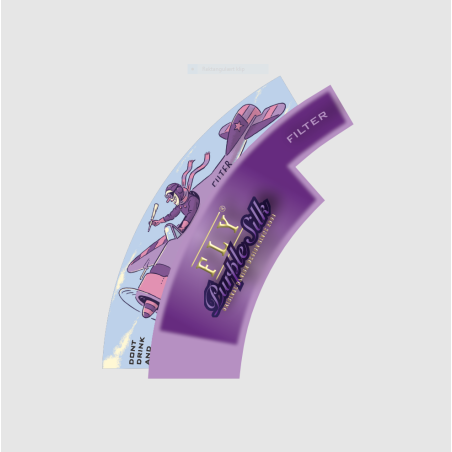Fly Purple Silk Filtertips