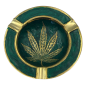 Metal Askebæger Cannabis 9.3cm