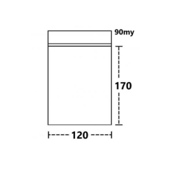 Kraftig Poser 120 X 170 X 0.09mm