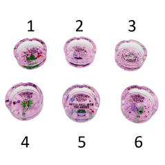 Glas Askebæger Rund Pink