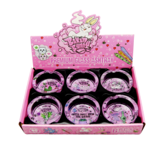 Glas Askebæger Rund Pink