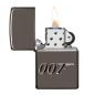 Zippo Lighter James Bond Grå