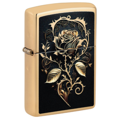 Zippo Lighter Golden Rose