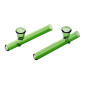 Grøn Glaspibe Mini Tjubang 105mm Grøn Glaspibe Mini Tjubang 105mm