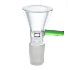 Bong Hoved Glas 14,5mm (Grøn Greb)