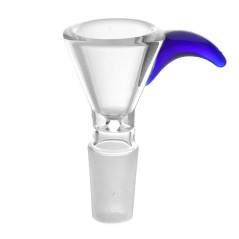 Bong Hoved Glas 14,5mm (Blåt Buet Greb)
