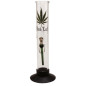 Black Leaf Glasbong 32cm Gummifod & Metalhoved Black Leaf Glasbong 32cm Gummifod & Metalhoved