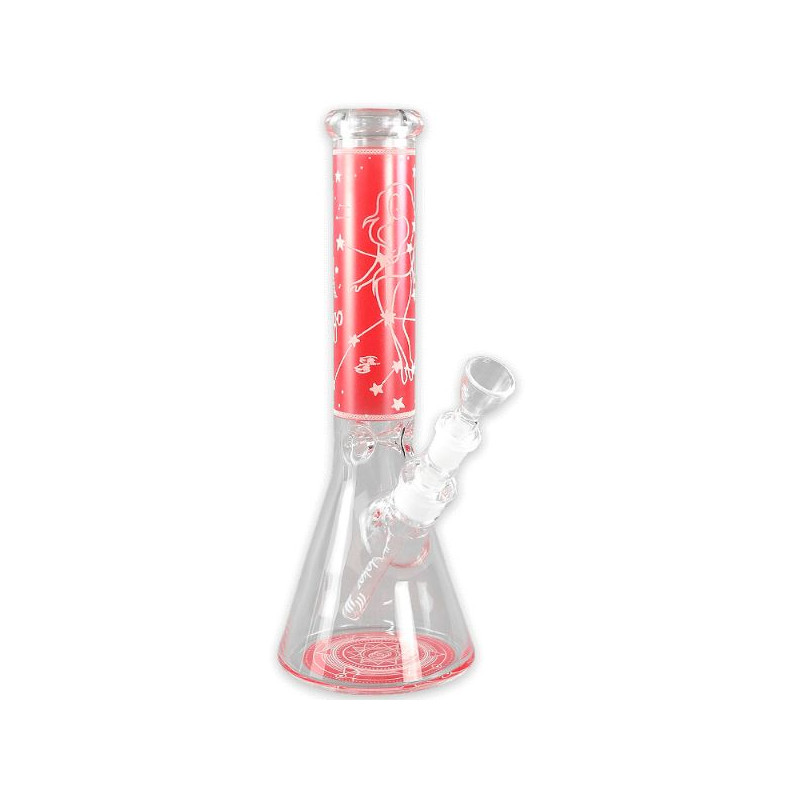 Zodiac Red – Glow in the Dark Glas Bong 35 cm Zodiac Red – Glow in the Dark Glas Bong 35 cm