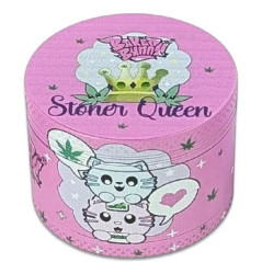 Metal Grinder – Baked Bunny “Stoner Queen” – 4-delt