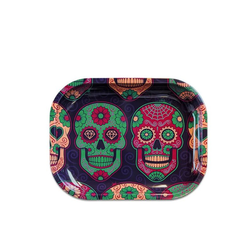 Mexican Skulls – Metal Mixerbakke 14 × 18 cm