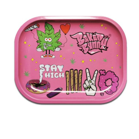 Stay High – Metal Mixerbakke 14 × 18 cm.