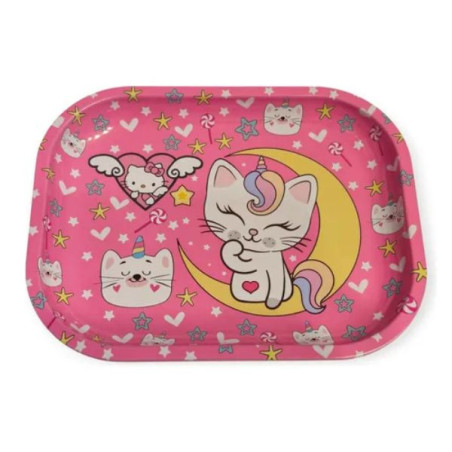 Unicorn Cat Metal Mixerbakke – 14 × 18 cm