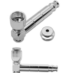 Metal Pibe – Sølv – 8,5 cm – Kompakt & Diskret